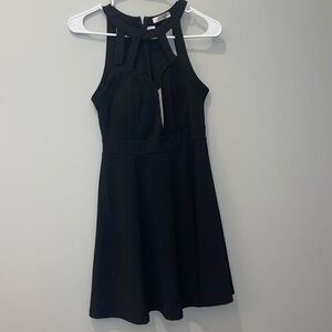 A’GACI Black Cocktail Sleeveless Mini Dress (L)